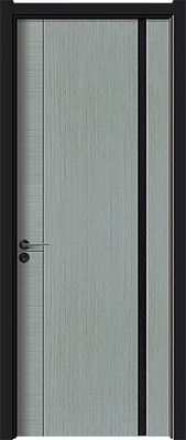 portes d'entrée en bois plaquées en aluminium de 2100*900*160mm pour le bureau