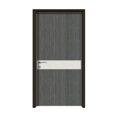 Porte d'entrée insonorisée de bureau, portes d'entrée en bois faites sur commande de W900mm